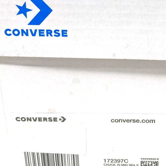 💖MEGA SALE💖Converse Men 172397C CHUCK 70 MID SEA Spray Fossil Green  Sneakers - Picture 10 of 11